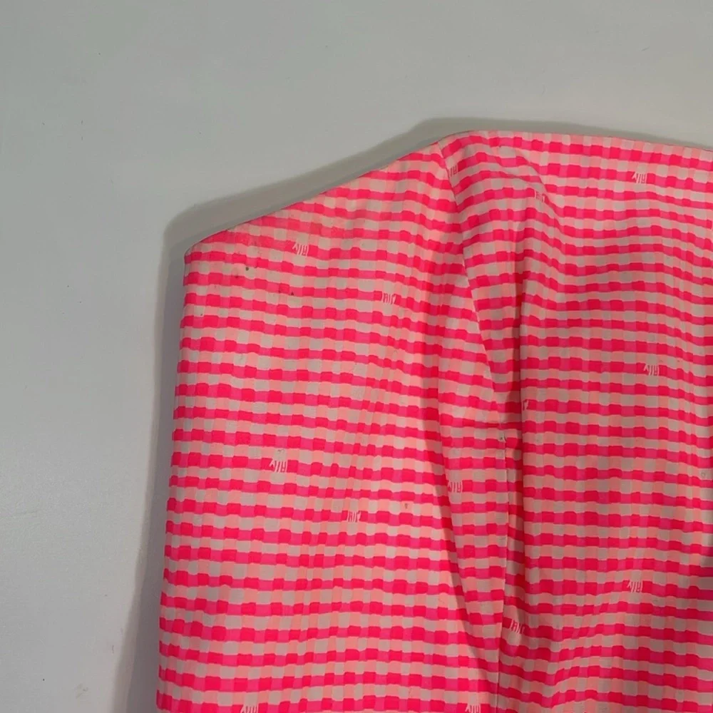 Lilly Pulitzer Strapless Dress Size 0 Bright Pink EUC